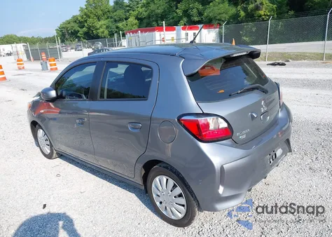 2021 Mitsubishi Mirage Carbonite Edition/Es/Le z USA, uszkodzony, nr VIN ML32AUHJ8MH011431